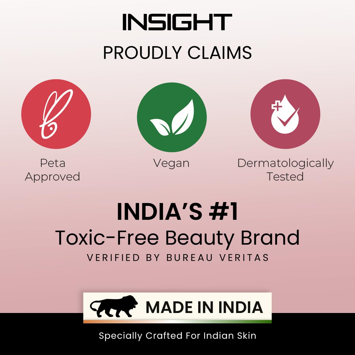 INSIGHT Moisture Lock Compact Foundation - Ivory Whisper (11g) | Matte Finish | Blocks Excess Oil | Weightless Formula for All Day Comfort | Infused with Vitamin E