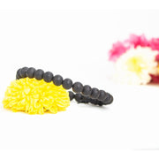 Aalayam Selveer Natural Unpolished Karungali Bracelets Original for Men & Women (Bead Size 8 mm) (Black)