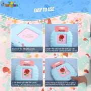 Toy Imagine Talking Flash Cards Toy for Kids | 224-Word Learning Device for Toddlers | Montessori Learning Toys for Boys & Girls Ages 2-6 | Preschool Game & Birthday Present,Language Skills