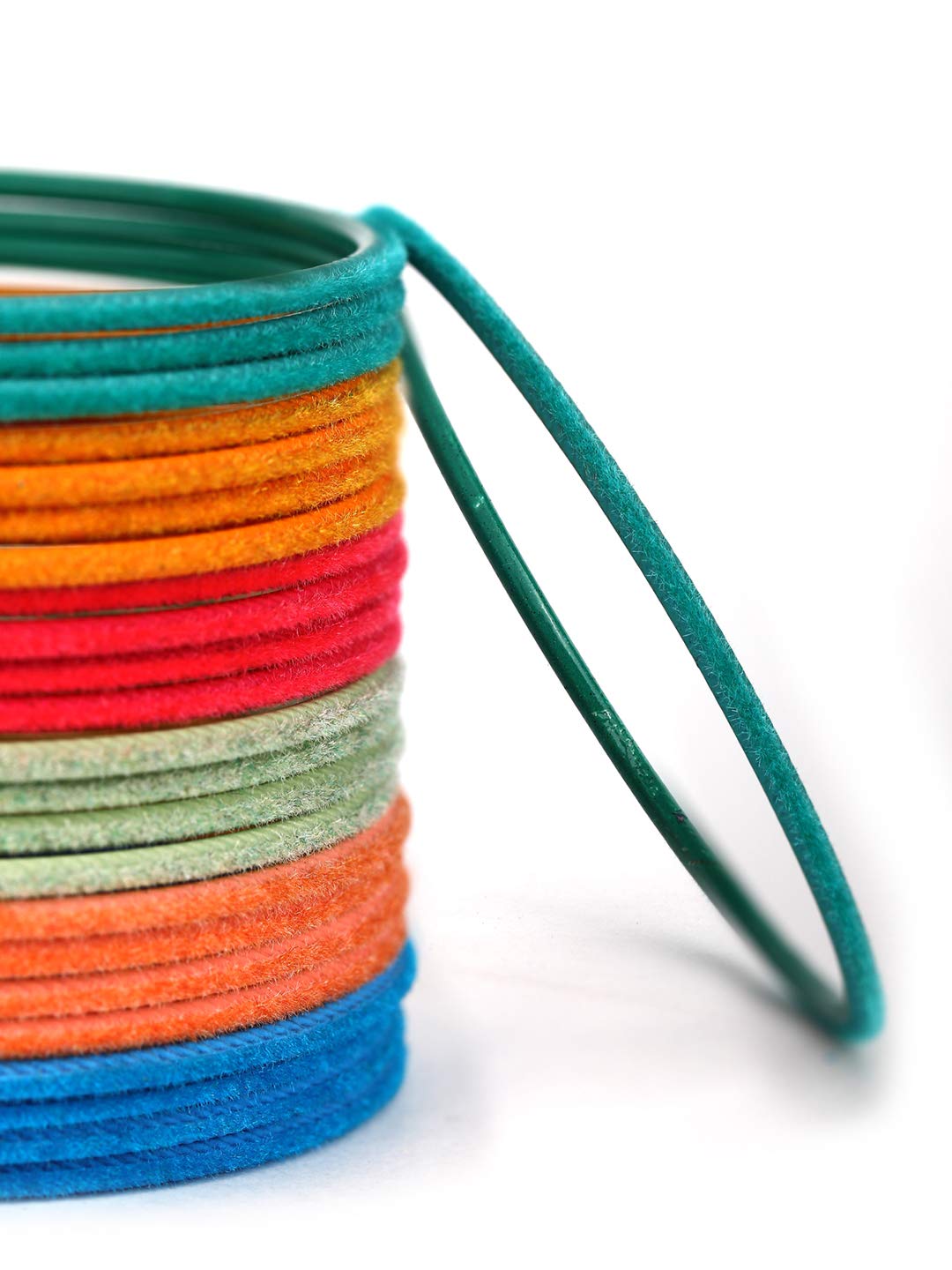 Priyaasi Multicolor Brass Bangle Set for Women and Girls's