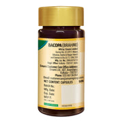 Zandu Bacopa (Brahmi) Capsules: An Age Old Ayurvedic Remedy Made Using Natural Extracts of Brahmi| Helps Improve Focus & Learning- 60 Veg capsules (Pack of 2)