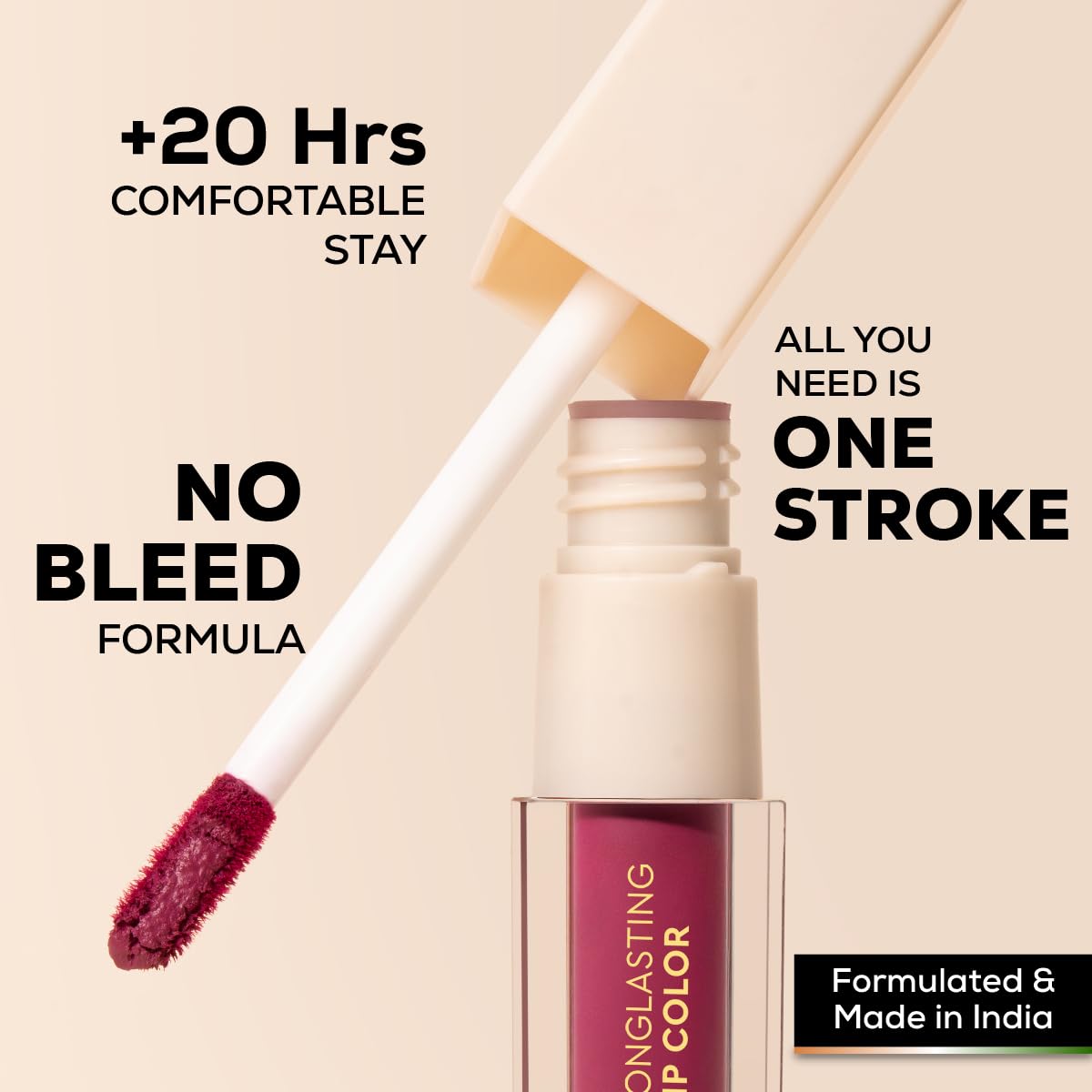 INSIGHT Professional Long Lasting Lip Color (Super Women) | Pigmented Matte Finish | Comfortable All Day Wear | Non Transferable | Enriched with Argan Oil & Vitamin E - (6g)