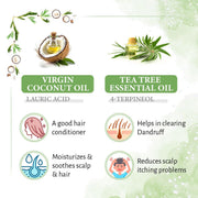 KEYA SETH AROMATHERAPY Rosemary Tea Tree Coconut Hair Growth Serum, Biotin Caffeine Vitamin E B5, Blocks DHT, Hair fall Control, Dandruff Soothing 30ml