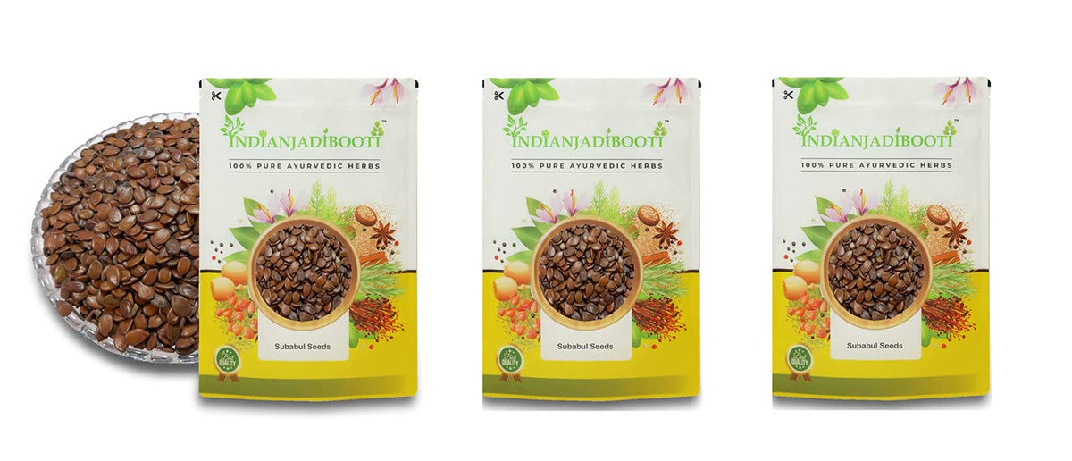 IndianJadiBooti Subabul Seeds, 3 Packs of 900 Grams