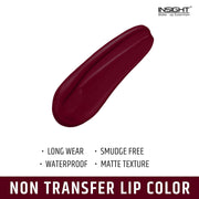 Insight Non Transfer Lip Color, Matte Finish, 4ml (20 Royal) (Pack of 2)