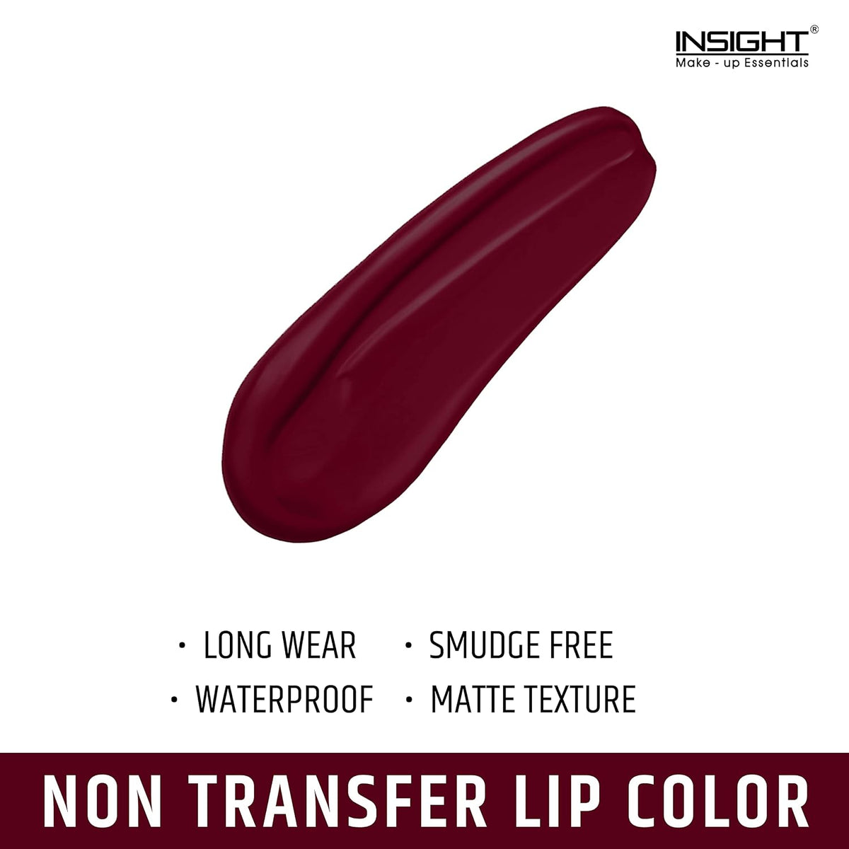 Insight Non Transfer Lip Color, Matte Finish, 4ml (20 Royal) (Pack of 2)