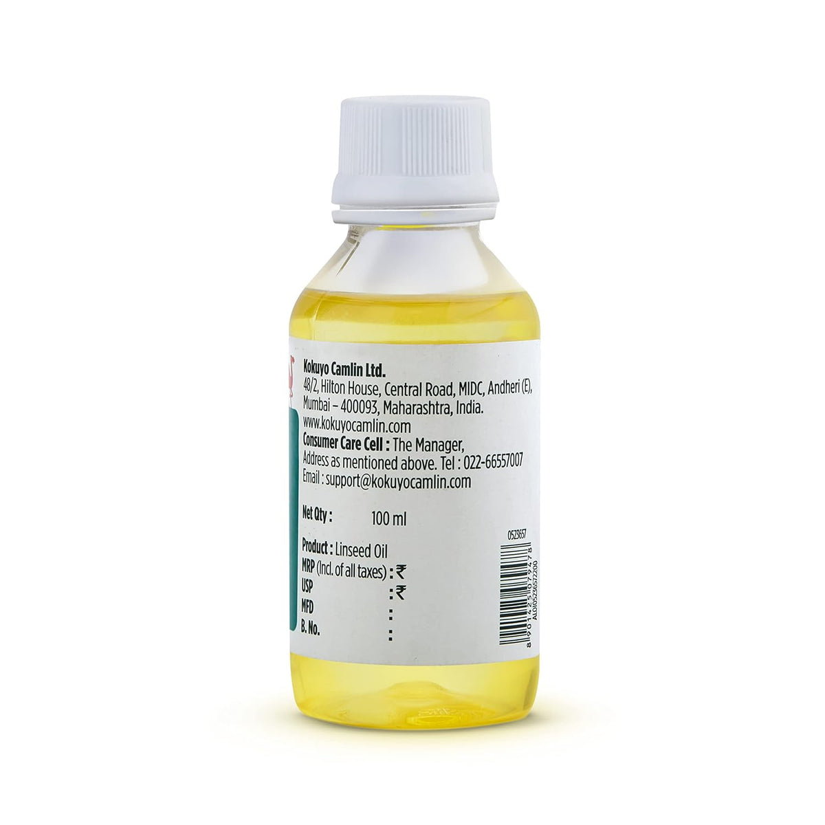 Camel Artist Purified Linseed Oil for Oil Color, 100ml (Yellow)