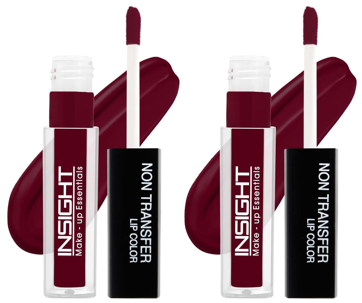 Insight Non Transfer Lip Color, Matte Finish, 4ml (20 Royal) (Pack of 2)