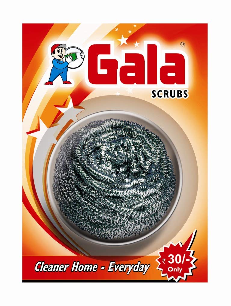 Gala Steel Scrubber Combo Set (Pack of 12)