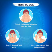 NIVEA MEN All in 1 Charcoal Face Wash | Natural Charcoal, Gluta, AHA & Vitamin C | Helps Reduce the Appearance of Tan | Removes Excess Oil and Minimizes Pores | For Bright Radiant Skin | 150g