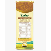 Dabur Pure & Unrefined Cold Pressed Mustard Oil 3L