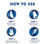 Nivea Men Deodorant Spray, Fresh Ocean , 150Ml And Deodorant Spray, Fresh Active Original , 150Ml, Pack Of 1