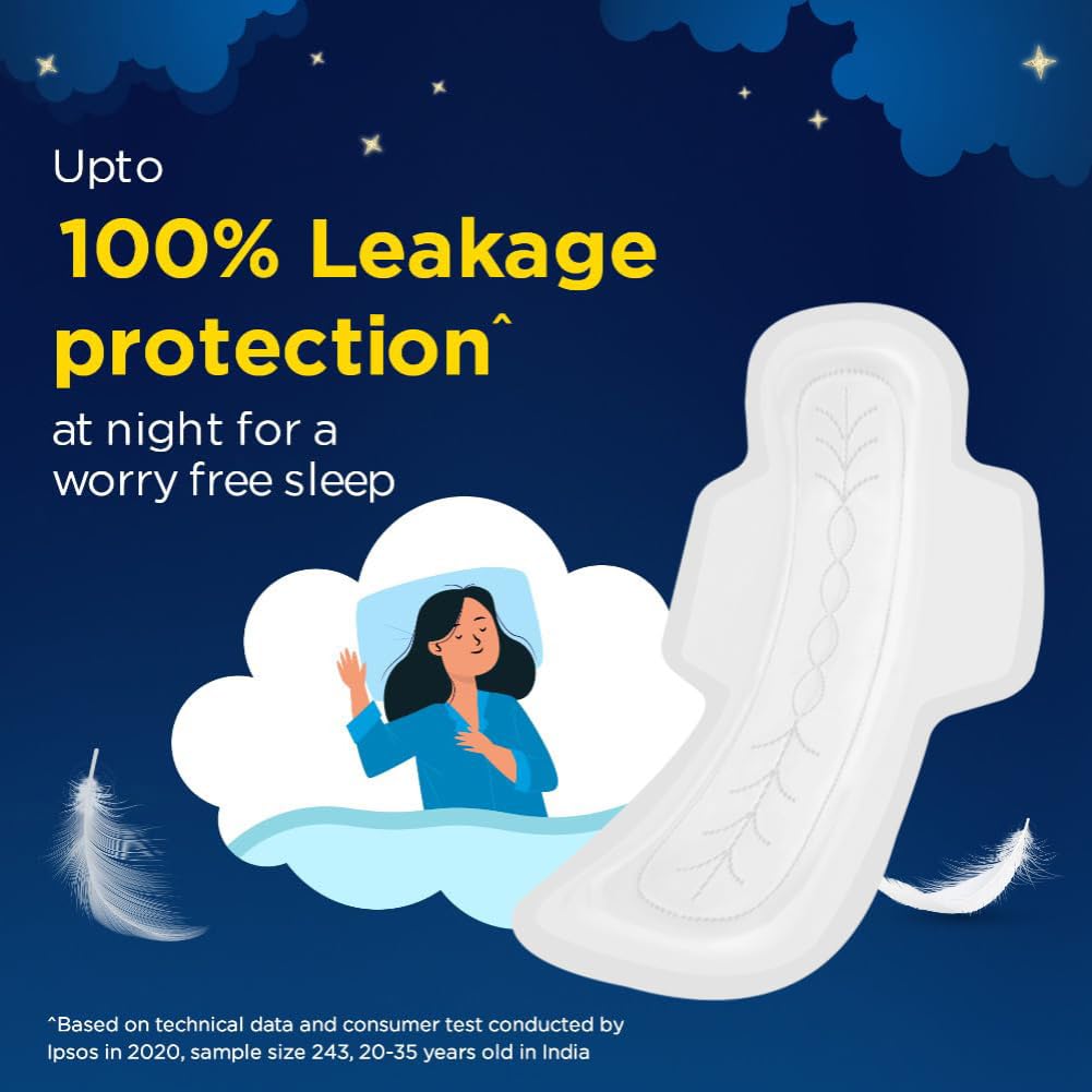 Stayfree Secure Day & Night Combo - Secure Cottony XL 40s (Pack of 2)+ Secure Nights XXL 40s