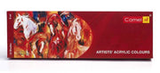 Camel Artist Acrylic Color Box 9ml tubes, 12 Shades (Pack of 2)