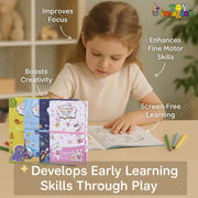 Toy Imagine Coloring Book Set for Kids, Pack 4