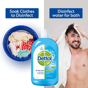 Dettol Liquid Disinfectant for Personal Hygiene, Surface Disinfection, Floor Cleaner (Menthol Cool, 200ml, Pack of 3)