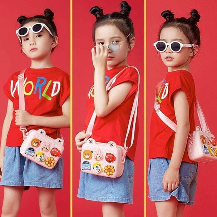 Toy Imagine Crossbody Sling Bag for Boys & Girls | Trendy Side Bag/Side Purse for Daily Use | Lightweight Shoulder & Cross-Body Side Bag for Women and Kids