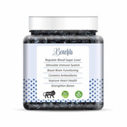 NatureVit Dried Blueberries 300 Gram | Sweet & Tart Antioxidant-Rich Berries | Healthy Snack for Kids & Adults | Ideal for Baking, Oats & Smoothies