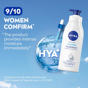 NIVEA Express Hydration Body Lotion, 400ml | 72 H Moisturization & Hydration for Summer | Goodness of Sea Minerals & Deep Moisture Serum | Non Greasy & Healthy Looking Skin |For All Skin Types