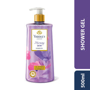 Yardley London| Shower Gel| Morning Dew| With Natural Oils Of Lily Of The Valley & Frangipani| No Parabens| No Silicones | 500ml