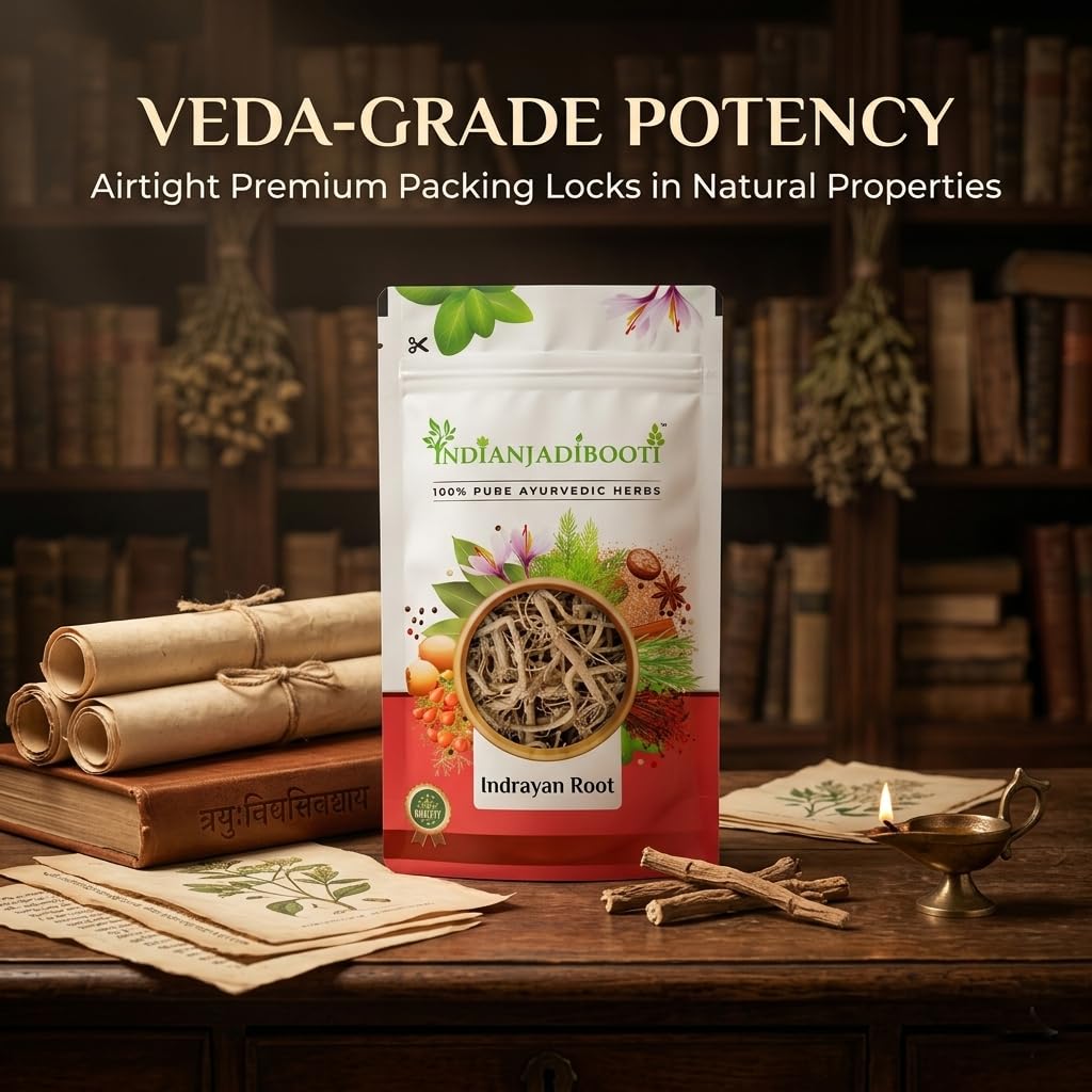 IndianJadiBooti Indrayan Root, 3 Packs of 900 Grams