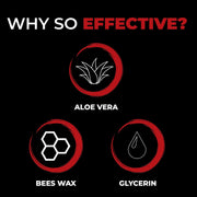 Beardo Stronghold Hair Wax For Men, 50 gm | Crystal Hair Wax with Aloe Vera & Castor Oil | Hair Styling Wax for Glossy Finish & Shine | Strong Hold