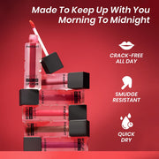 INSIGHT Matte Stay-On Lip Cream - Set A | Lightweight, Long-Lasting, Quick-Dry Formula with Soft Velvety Finish - 21g (Pack of 2)