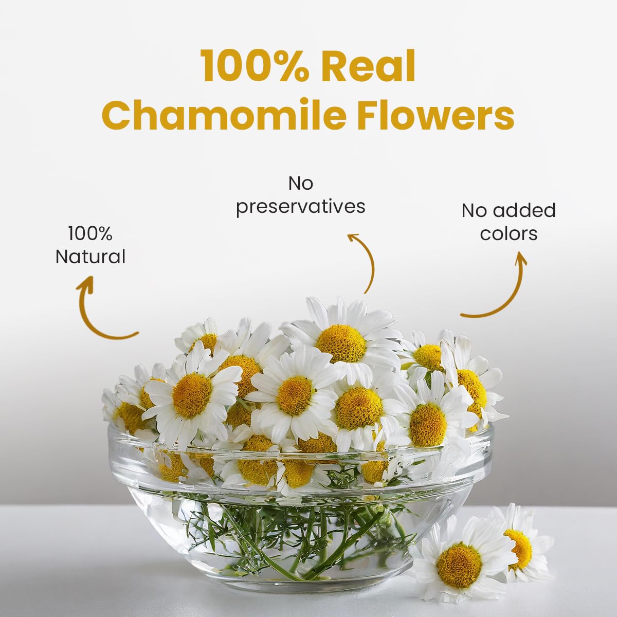 BLUE TEA - Chamomile Tea For Sleep - 50 gm (80+ Cups) | SLEEP & RELAXATION | Herbal Tea - Caffeine Free - Flower Based - Non-Bitter | Zipper Pack