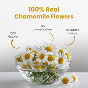 BLUE TEA - Chamomile Tea For Sleep - 50 gm (80+ Cups) | SLEEP & RELAXATION | Herbal Tea - Caffeine Free - Flower Based - Non-Bitter | Zipper Pack