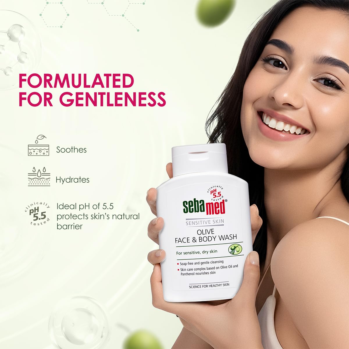 Sebamed Olive Face & Body Wash | 200 ml