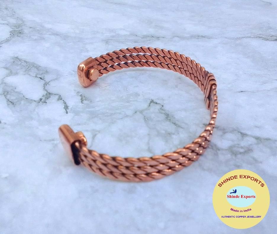 SHINDE EXPORTS pure copper kada bracelet for men women original