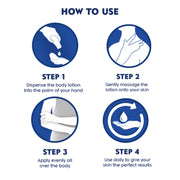 Nivea Body Lotion, Extra Whitening Cell Repair SPF 15, For All Skin Types, 400ml & Lip Balm, Original Care, 4.8g