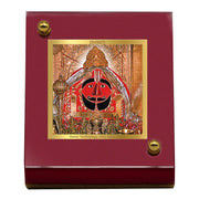DIVINITI 24K Gold Plated Religious Car Dashboard Frame | Premium God Idol Frame for Car, Home Mandir & Office Table | Spiritual Gift, Decorative Showpiece | Salasar Balaji