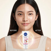NIVEA Extra Bright Radiant Smooth Body Serum SPF30 PA+++ 320ml Body Lotion for Glowing Skin Skin Brightening Moisturizer for Women and Men Sun Protection Lightweight Fast Absorbing Daily Use Body Care