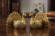 KridayKraft Designed with a Versatile Central Cavity, This Peacock Serves as a Stunning tealight Candle Holder, a mini Indoor Planter, a Unique Pen Stand, or a Sophisticated Vanity Organizer.