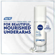 Nivea Deodorant, Deo Milk Fresh Roll On For Women, 40ml
