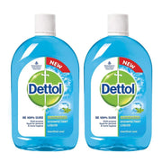 Dettol Liquid Disinfectant for Multi-Purpose Germ Protection, Menthol Cool, 200 ml (Pack of 2)