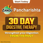 Zandu Pancharishta Ayurvedic Digestive Tonic | Suitable for Diabetics | 650ML | Relief from Regular Gas, Bloating, Acidity & Indigestion From the Root