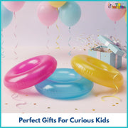 Toy Imagine 30" (76 cm) Transparent Inflatable Swimming Pool Safety for Kids | Pool Safety for Swimming Training & Fun for Boys and Girls (Age 6 to 10 Years) Assorted