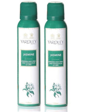 Yardley London Jasmine Deo Spray for Women, 150ml (Pack of 2)