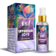 The Old Natural Snif Lavender Love Air Freshener Spray – 100ml | Calming Lavender Scent, Long-Lasting Fragrance for Home, Office & Car