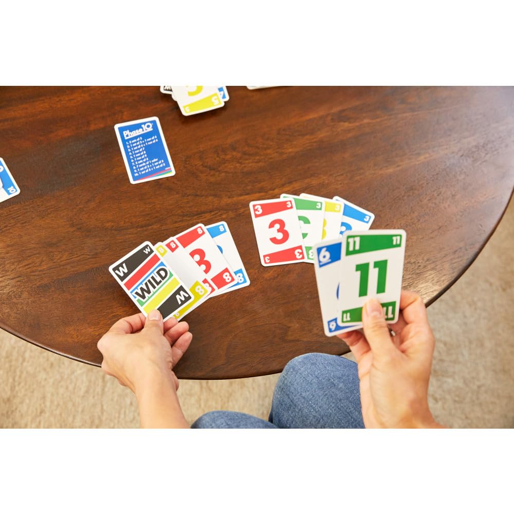 Mattel Phase 10 Card Game for Kid (Multicolour)