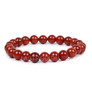 Astrodidi Natural Certified Carnelian Stone Bracelet | Powerful Healing Crystal Gemstone for Motivation, Energy & Sacral Chakra Activation, Boost Self-Confidence | Reiki Feng-Shui Bracelet for Men and Women