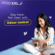 Stayfree Dry Max All Night XXL Sanitary Pads For Women | 14 Pads | Dry Cover | Provides Dry Feel for Up to 12 Hours | Super Lock Gel Pockets to Absorb Heavy Flow