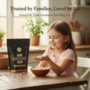 NatureVit Sunflower Seeds 1 Kg | Raw & Natural Super Seeds for Eating | Protein-Rich Healthy Snack | Ideal for Weight Loss & Diet Food