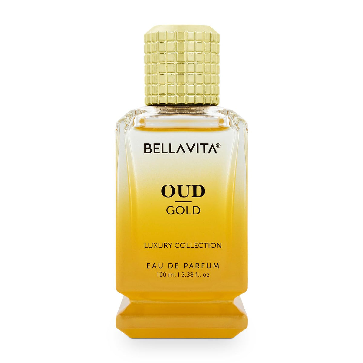 Bella Vita Luxury OUD GOLD Eau De Parfum Intense Perfume with Caramel, Rose, Vanilla,Sandalwood|Premium, Long Lasting Oriental Fragrance for Men 100ML