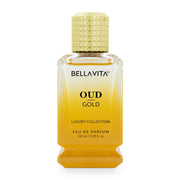 Bella Vita Luxury OUD GOLD Eau De Parfum Intense Perfume with Caramel, Rose, Vanilla,Sandalwood|Premium, Long Lasting Oriental Fragrance for Men 100ML