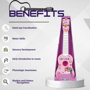 Toy Imagine 21-Inch Unicorn 4-String Ukulele Guitar for Kids Age 3-10