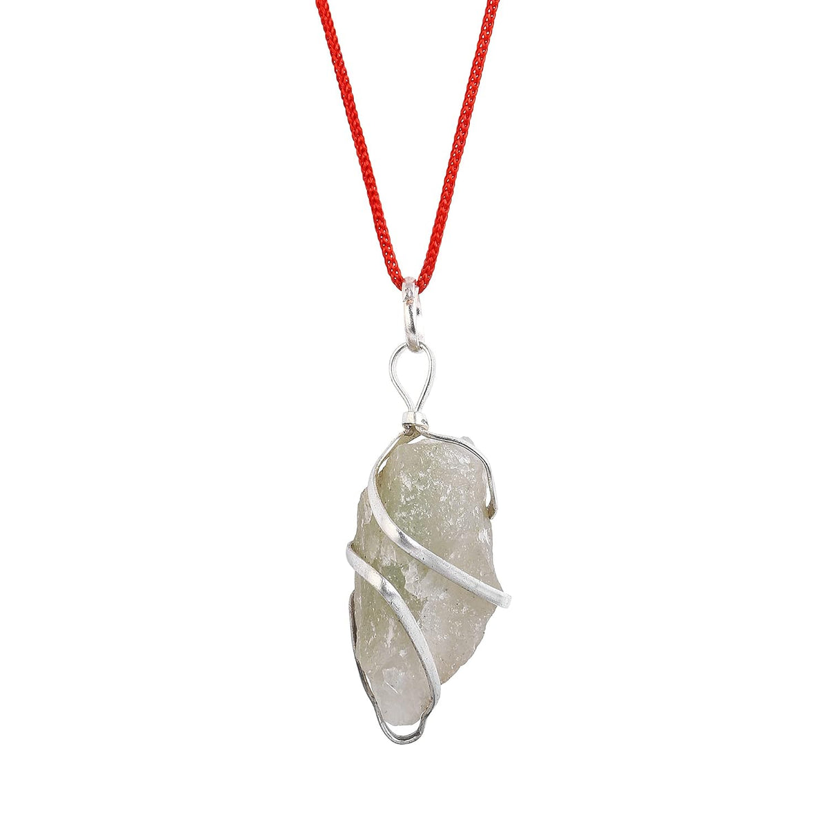 ASTRODIDI Natural Moonstone Raw Rough Pendant Reiki Healing Wire Wrapped Moon Stone Gemstone Crystal Pendant Locket