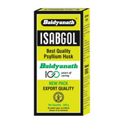 Baidyanath Asli Ayurved Isabgol 200 gm - Psyllium Husk Powder| Boosts Digestion | Constipation Relief Naturally | Rich Source Of Dietary Fiber Supplement - Pack of 3